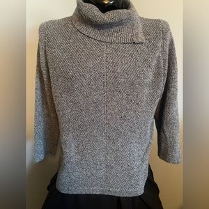Talbots Split Neck Ribbed Sweater